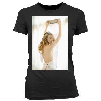 Taylor Swift Women's Junior Cut Crewneck T-Shirt