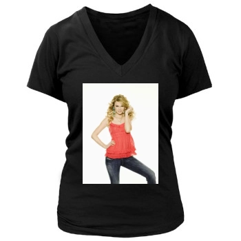 Taylor Swift Women's Deep V-Neck TShirt