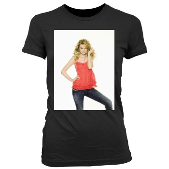 Taylor Swift Women's Junior Cut Crewneck T-Shirt