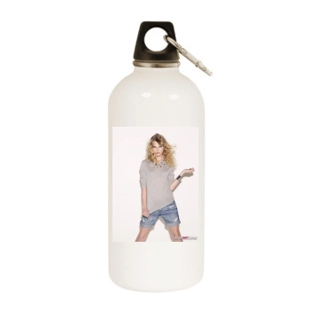 Taylor Swift White Water Bottle With Carabiner