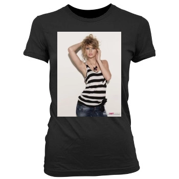 Taylor Swift Women's Junior Cut Crewneck T-Shirt