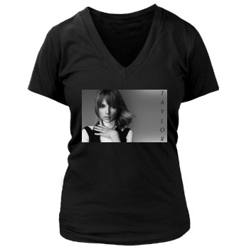 Taylor Swift Women's Deep V-Neck TShirt