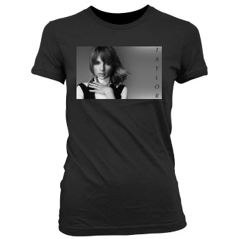 Taylor Swift Women's Junior Cut Crewneck T-Shirt