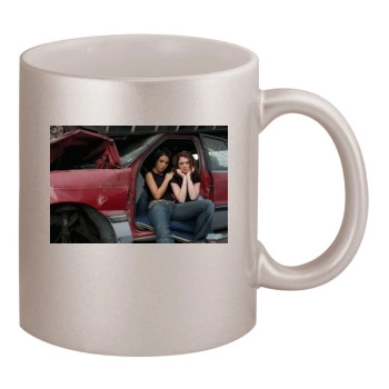 TATU 11oz Metallic Silver Mug