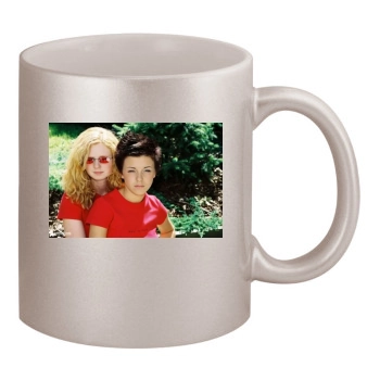 TATU 11oz Metallic Silver Mug