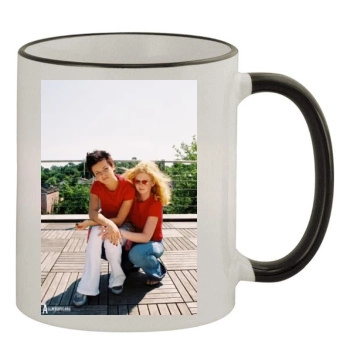 TATU 11oz Colored Rim & Handle Mug