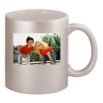 TATU 11oz Metallic Silver Mug