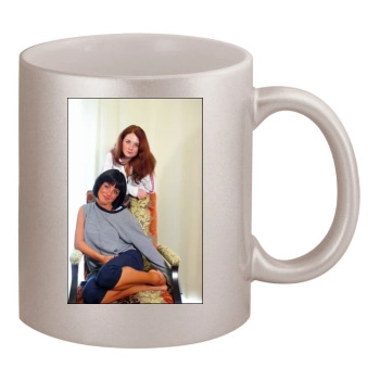 TATU 11oz Metallic Silver Mug