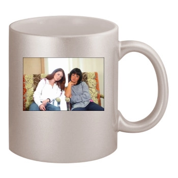 TATU 11oz Metallic Silver Mug