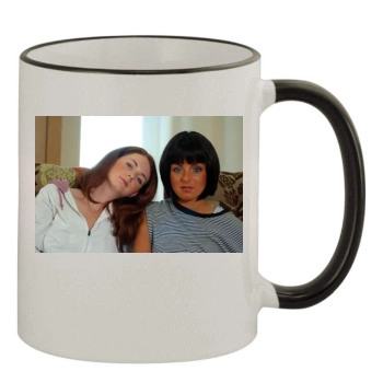 TATU 11oz Colored Rim & Handle Mug