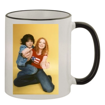 TATU 11oz Colored Rim & Handle Mug