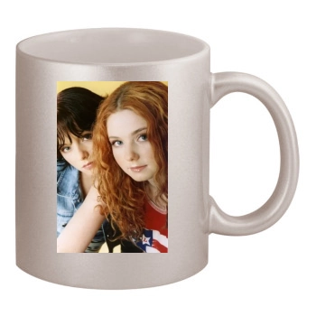 TATU 11oz Metallic Silver Mug