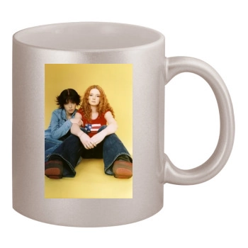 TATU 11oz Metallic Silver Mug