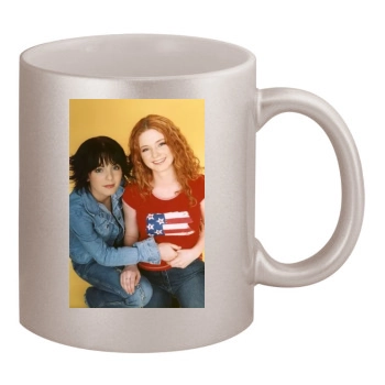 TATU 11oz Metallic Silver Mug