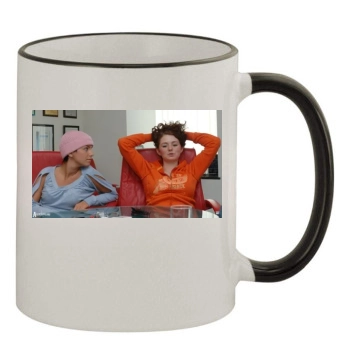 TATU 11oz Colored Rim & Handle Mug