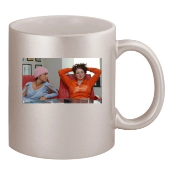 TATU 11oz Metallic Silver Mug