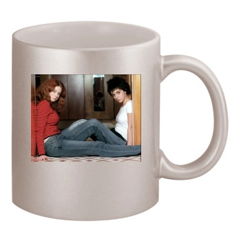 TATU 11oz Metallic Silver Mug