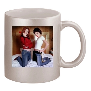 TATU 11oz Metallic Silver Mug