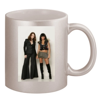 TATU 11oz Metallic Silver Mug