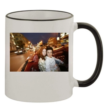 TATU 11oz Colored Rim & Handle Mug