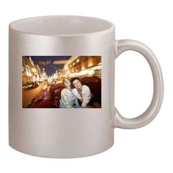 TATU 11oz Metallic Silver Mug