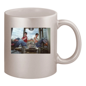 TATU 11oz Metallic Silver Mug