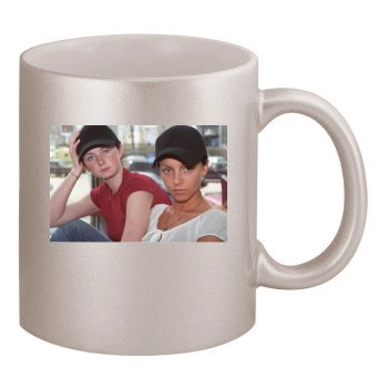 TATU 11oz Metallic Silver Mug