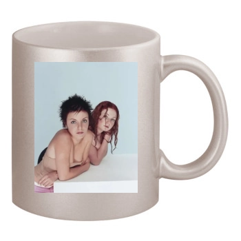 TATU 11oz Metallic Silver Mug