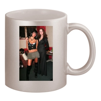 TATU 11oz Metallic Silver Mug