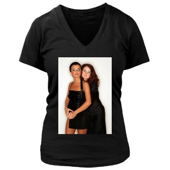 TATU Women's Deep V-Neck TShirt