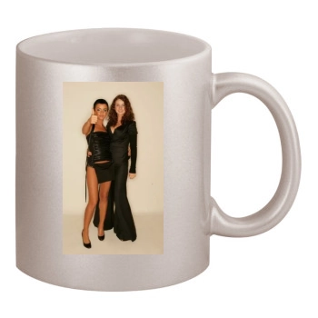 TATU 11oz Metallic Silver Mug