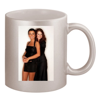 TATU 11oz Metallic Silver Mug