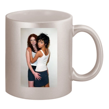 TATU 11oz Metallic Silver Mug