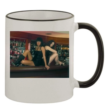 TATU 11oz Colored Rim & Handle Mug