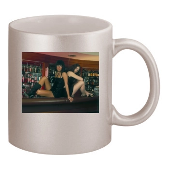 TATU 11oz Metallic Silver Mug