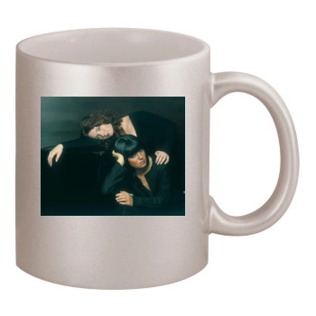 TATU 11oz Metallic Silver Mug