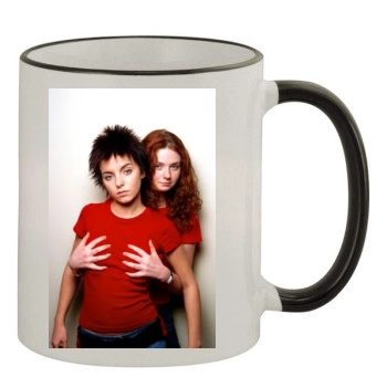 TATU 11oz Colored Rim & Handle Mug