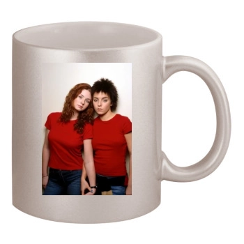 TATU 11oz Metallic Silver Mug