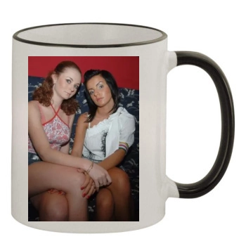 TATU 11oz Colored Rim & Handle Mug