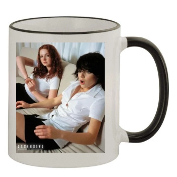 TATU 11oz Colored Rim & Handle Mug