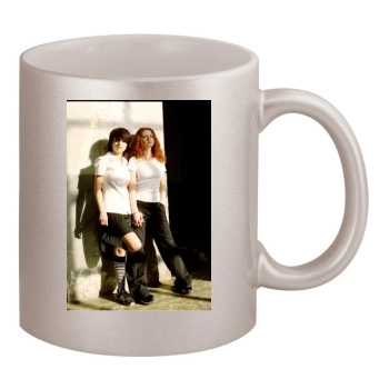 TATU 11oz Metallic Silver Mug