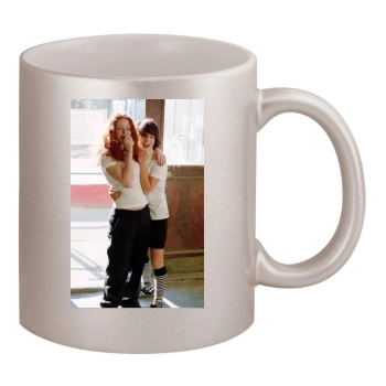 TATU 11oz Metallic Silver Mug