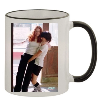 TATU 11oz Colored Rim & Handle Mug