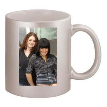 TATU 11oz Metallic Silver Mug