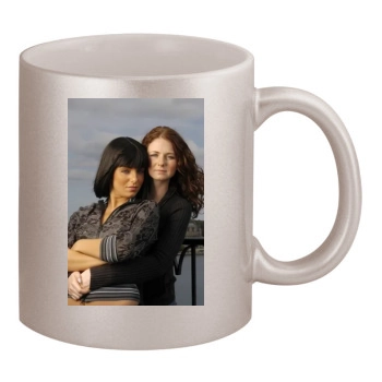 TATU 11oz Metallic Silver Mug