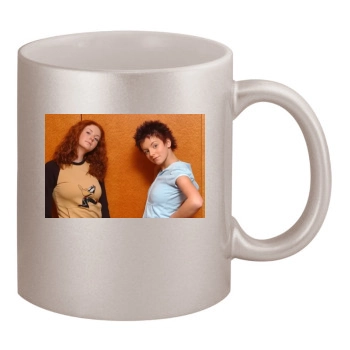 TATU 11oz Metallic Silver Mug