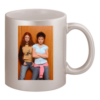 TATU 11oz Metallic Silver Mug