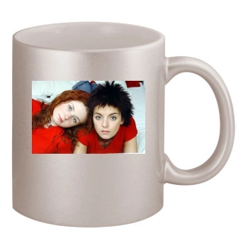 TATU 11oz Metallic Silver Mug