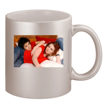 TATU 11oz Metallic Silver Mug