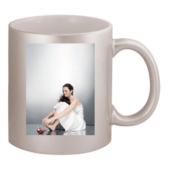 TATU 11oz Metallic Silver Mug